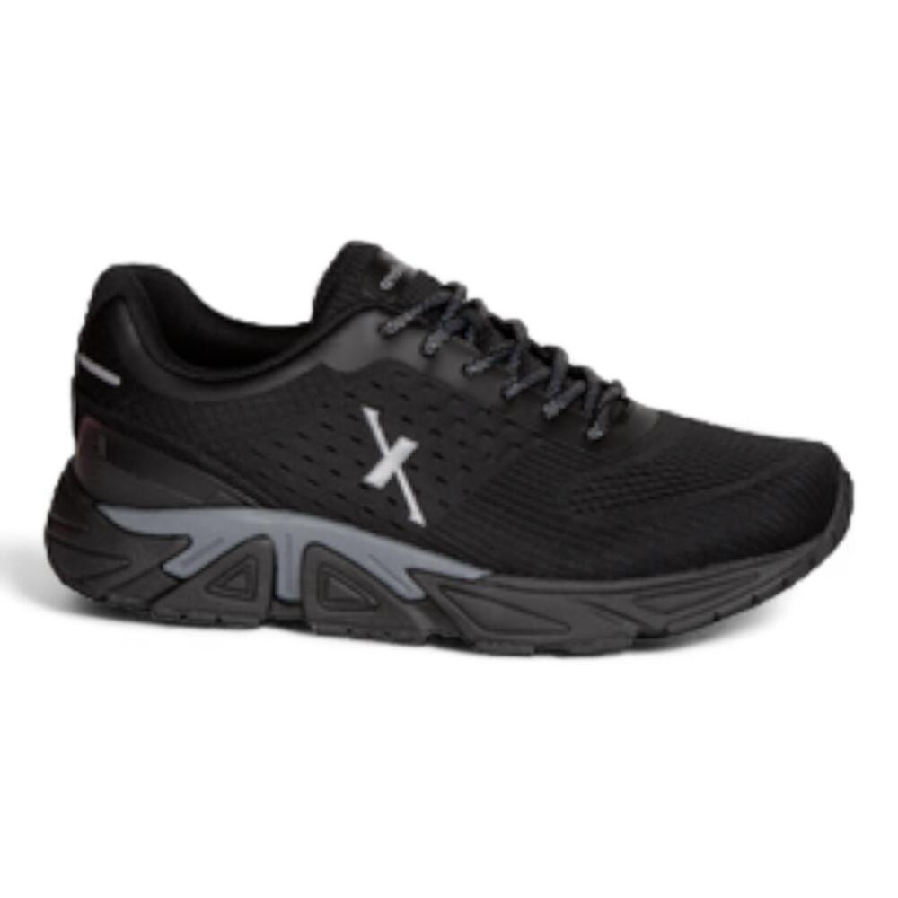 NEW XELERO men's genesis ii walking shoes in black/grey